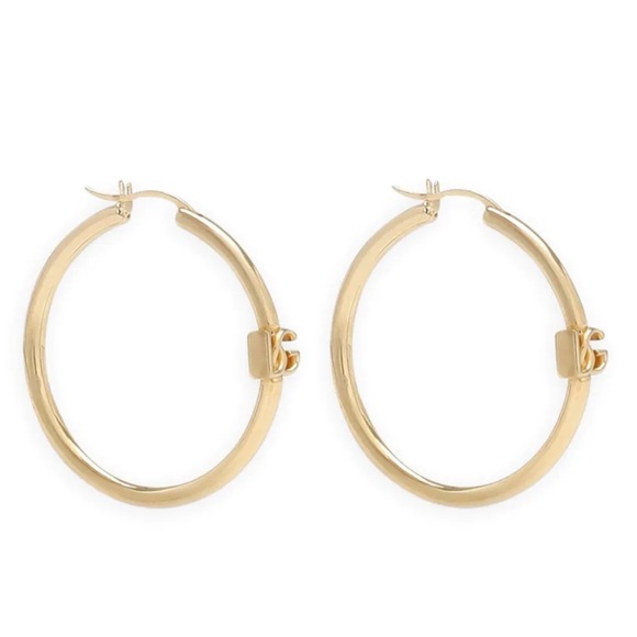 ❌SOLD❌Dolce & Gabbana DG logo charm hoop earring - Picture 2 of 9